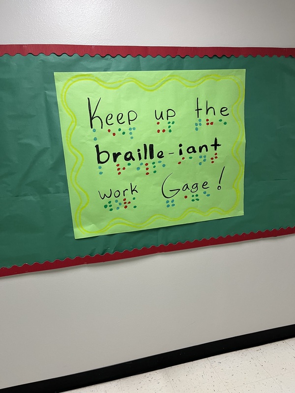 Gage Braille Competition