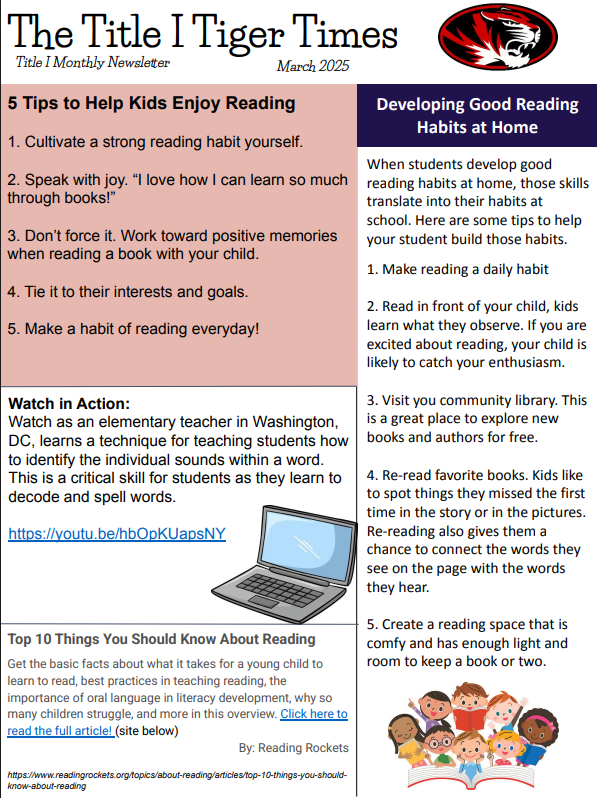 Title 1 Newsletter