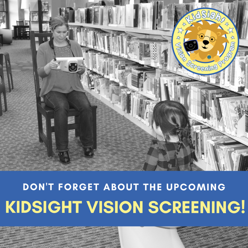 KidSight Vision Screenings - Thursday September 4th 