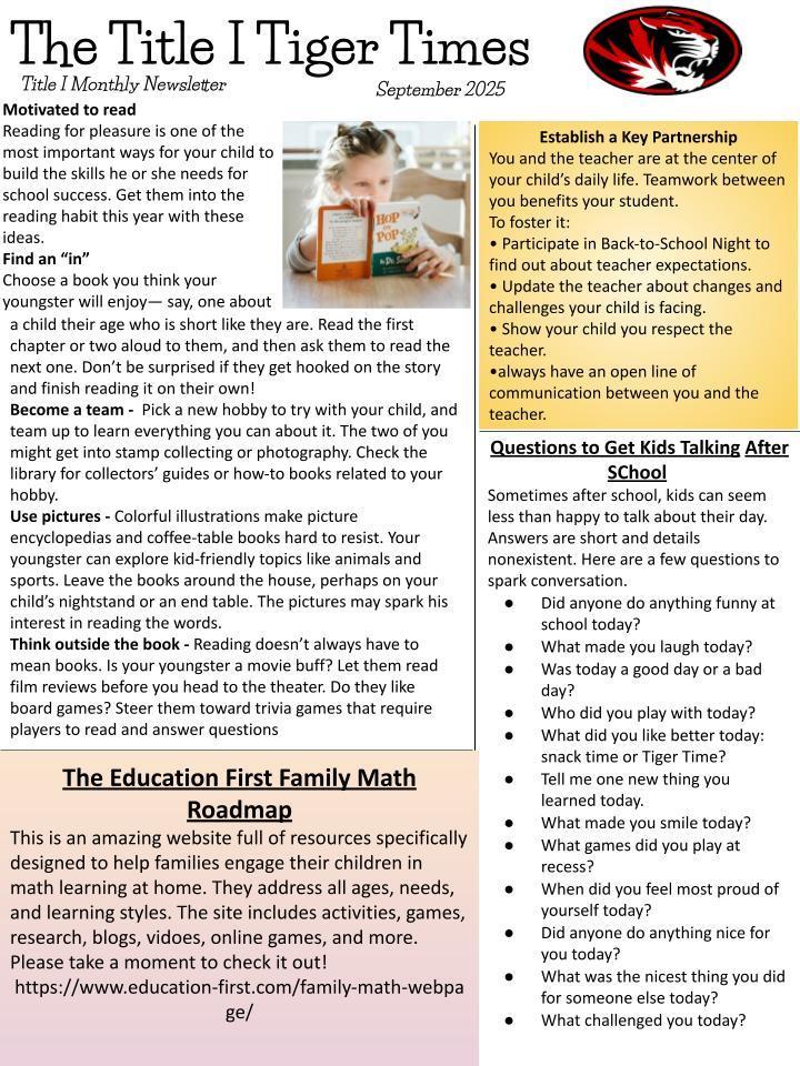Title 1 Newsletter