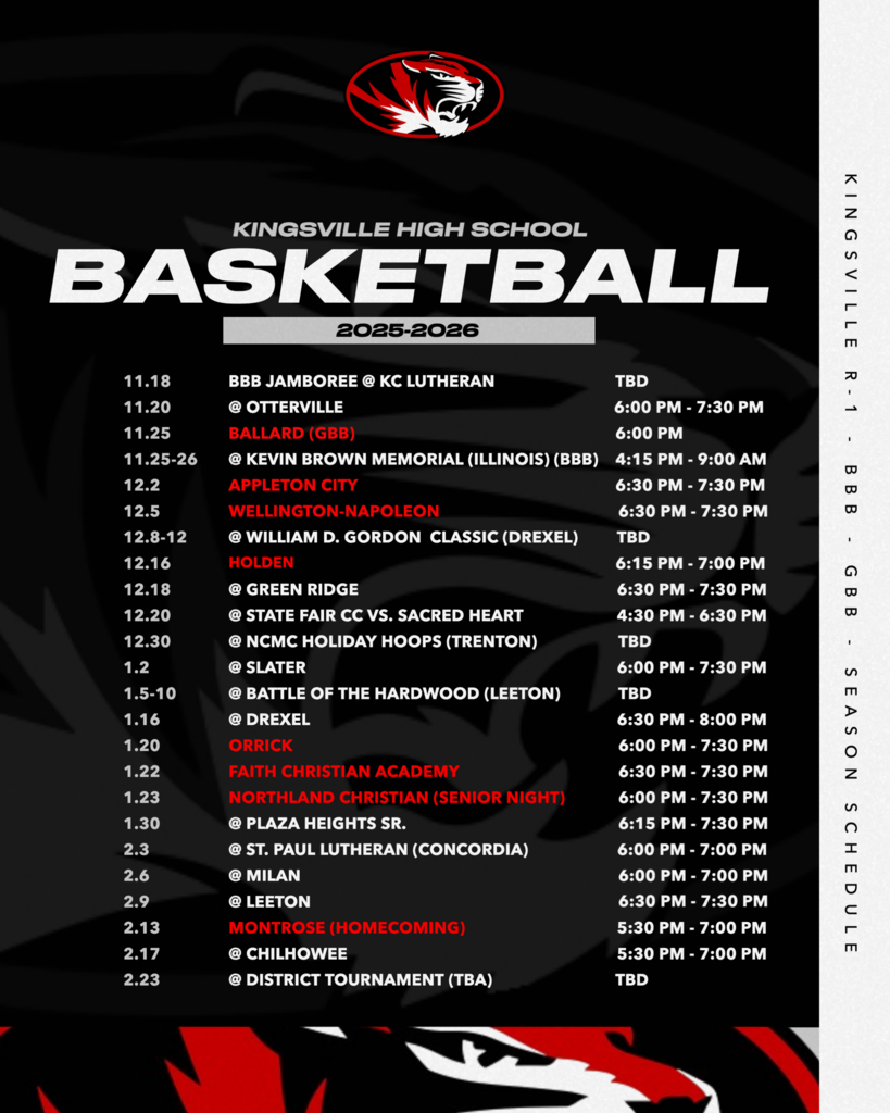 25-26 HS Basketball Schedule