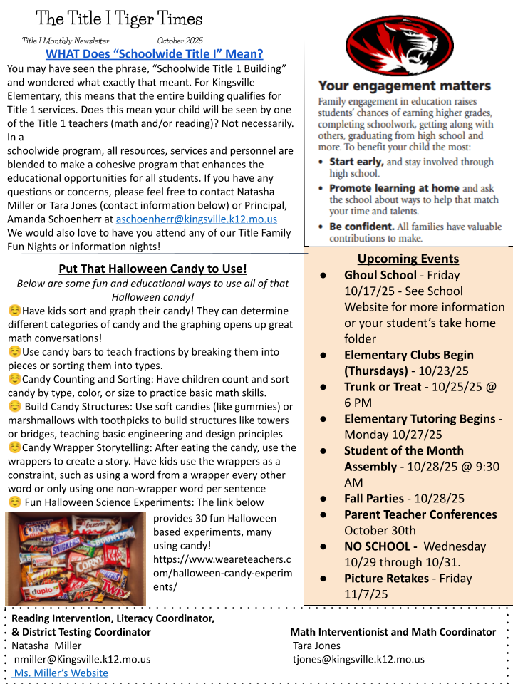 Title 1 Newsletter