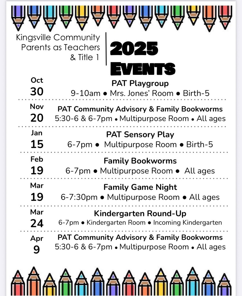 Community Events for Parents as Teachers and Title 1