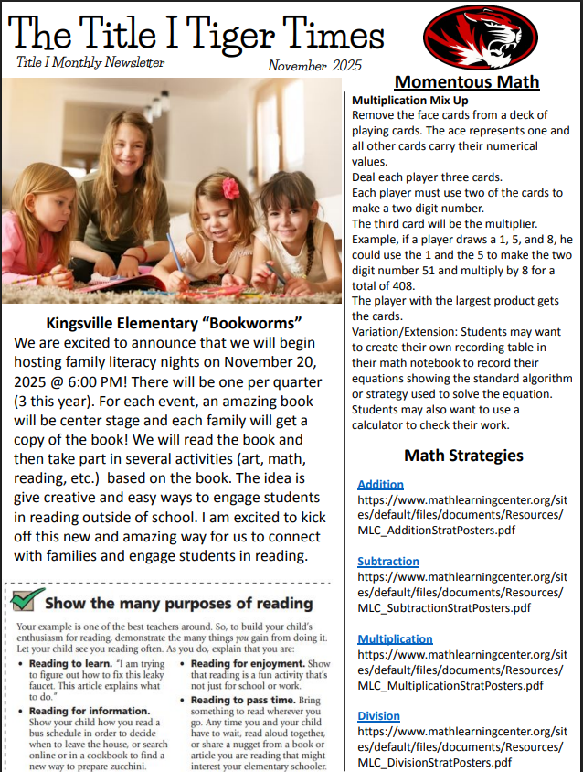 Title 1 Newsletter