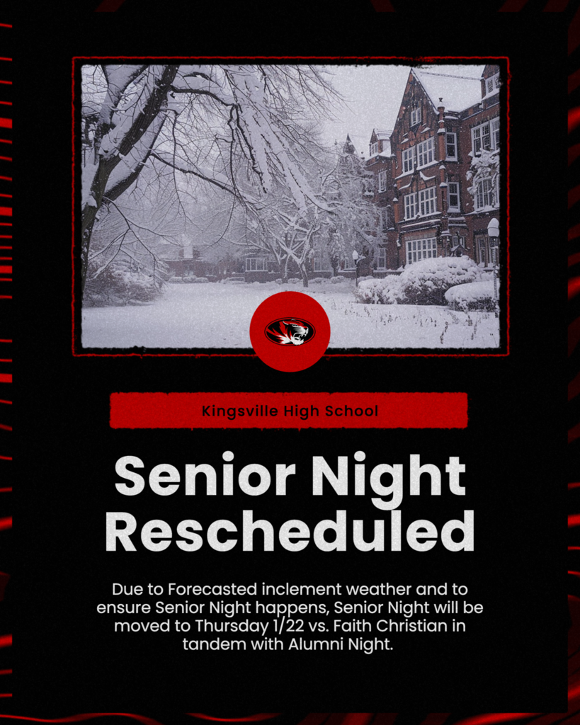 Senior Night is now 1/22/26 