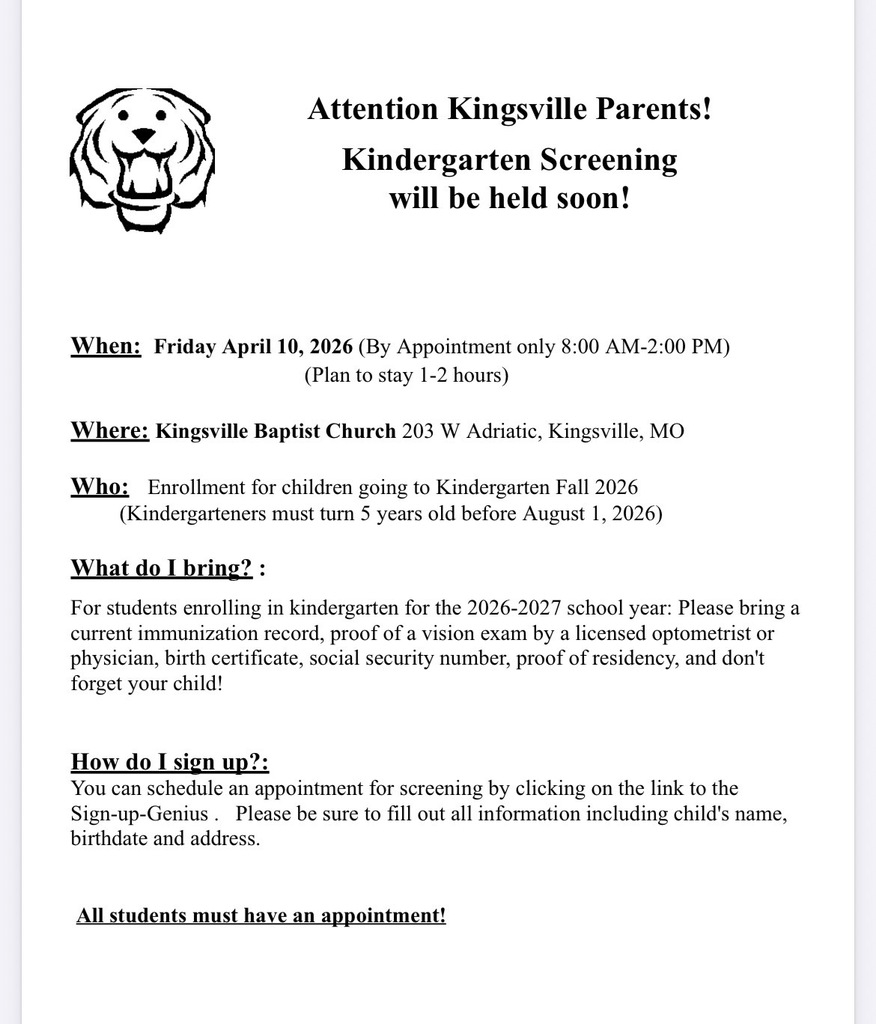 Kindergarten Screening 