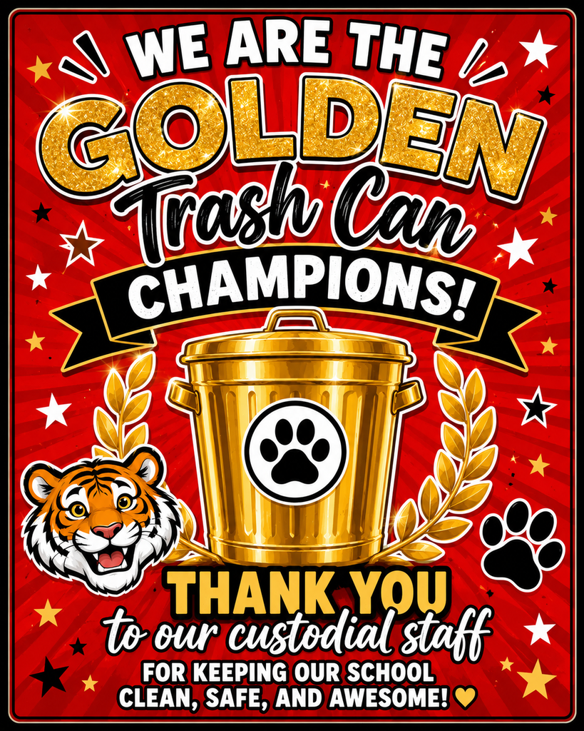 Golden Trash Can