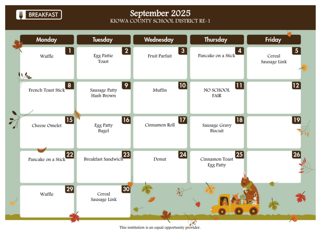 Breakfast September 25-26