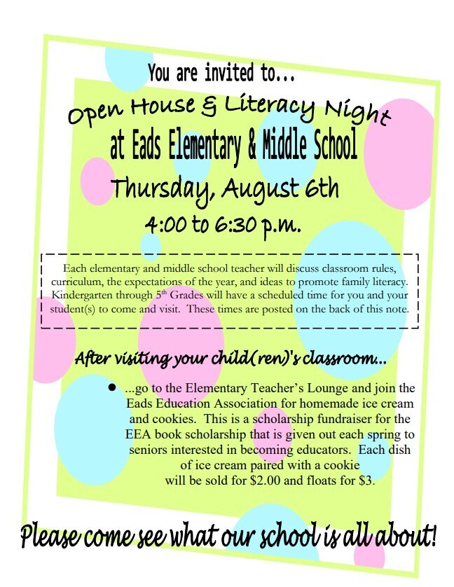Open House Aug 6th 