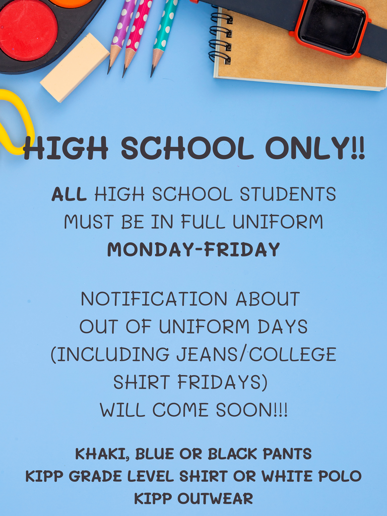 No Out of Uniform Days