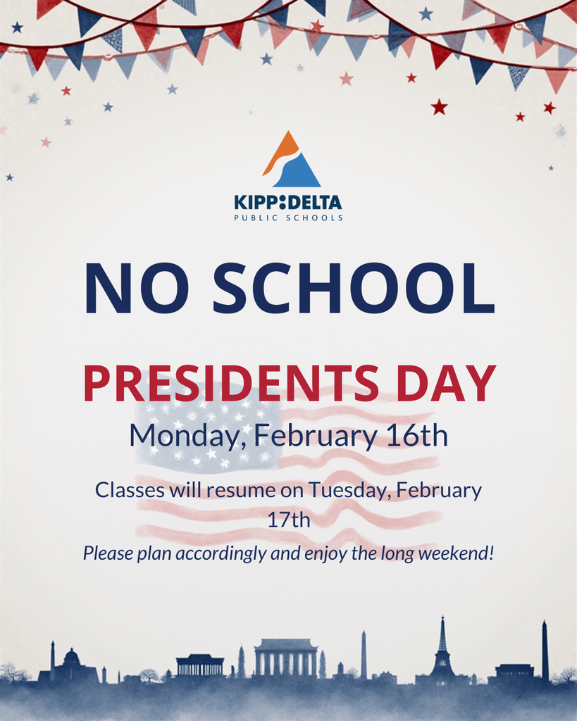 Presidents Day No school flyer