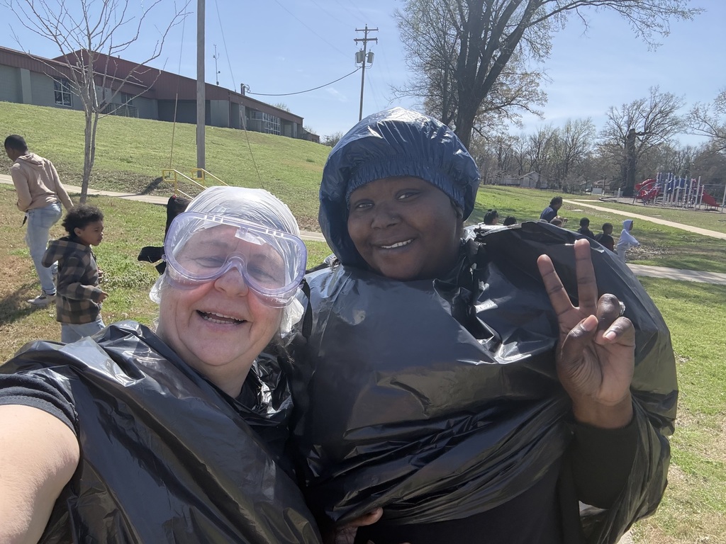Ms. Townsend and Mrs. Sharp preparing for the festivities
