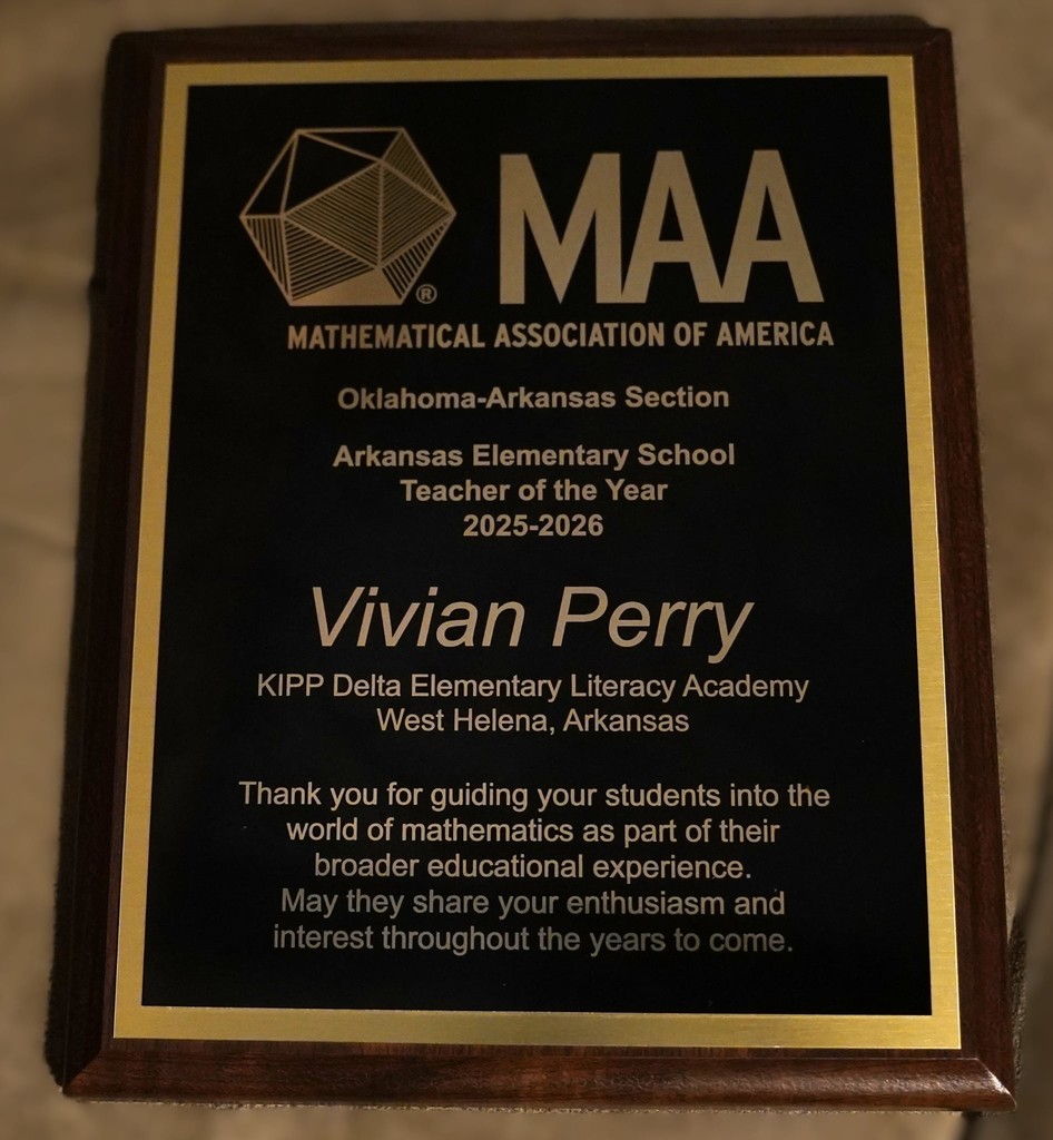 Mathematical Association of America Teacher of the year award for Vivian Perry