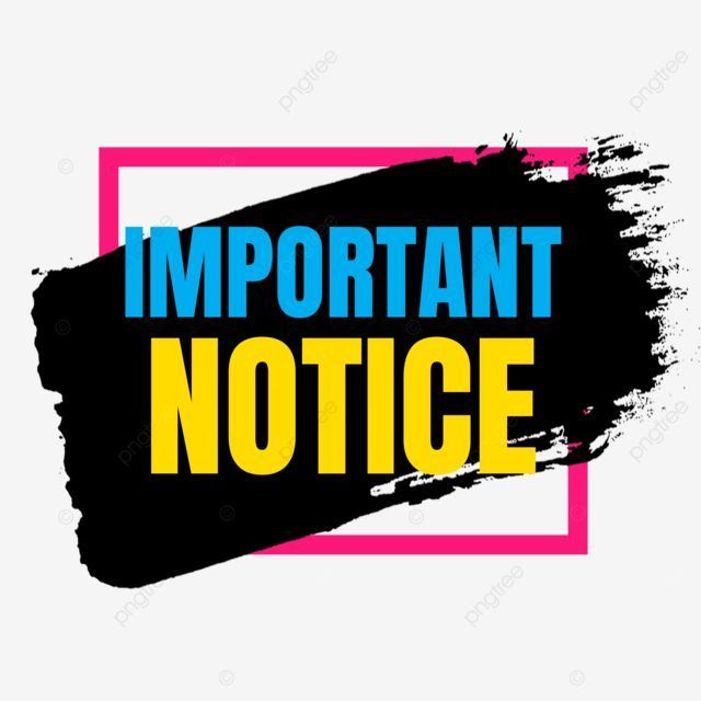 Important Notice