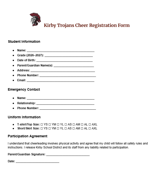 Trojan Cheer