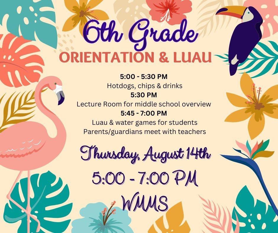 6th Grade Luau