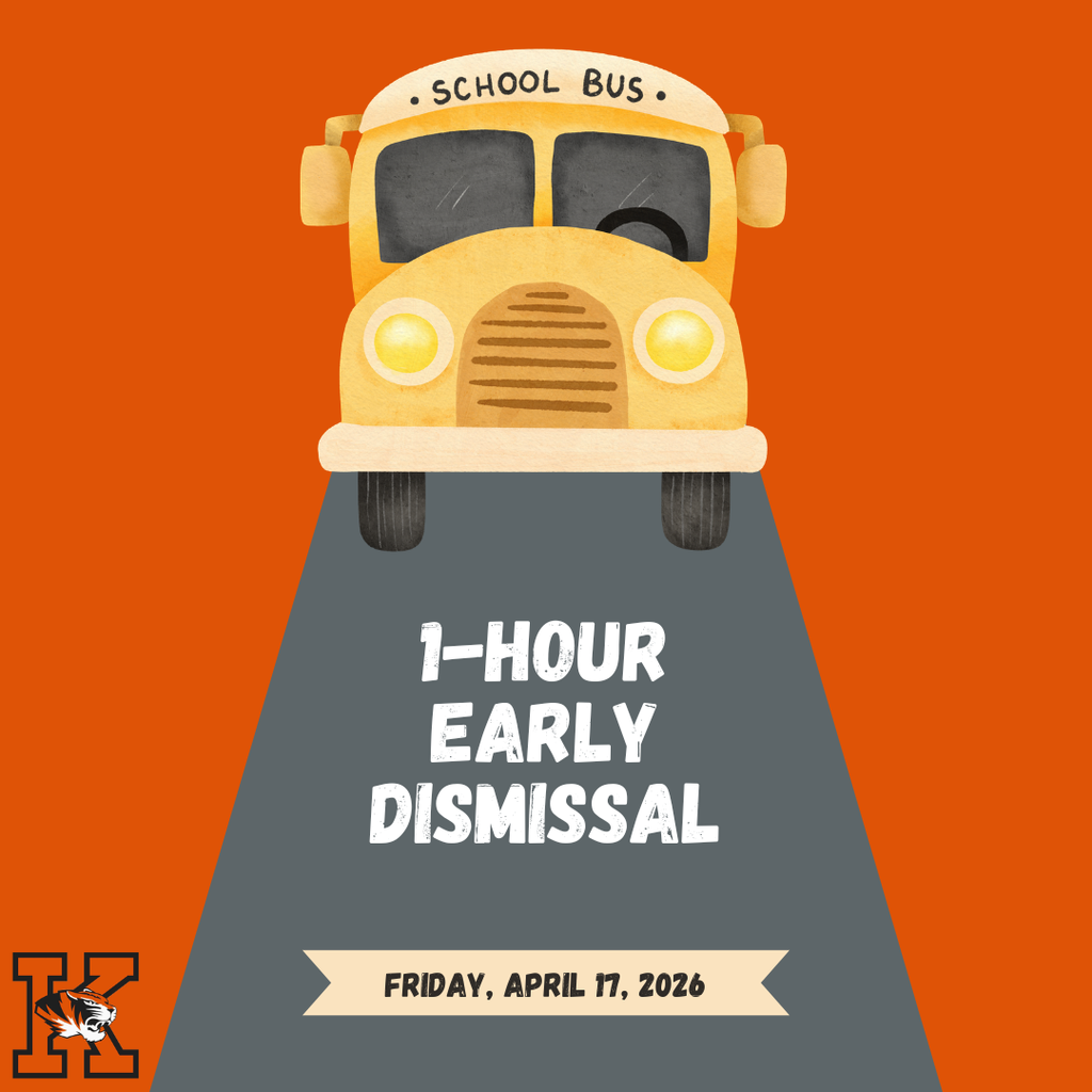 1-Hour Early Dismissal Friday, April 17, 2026