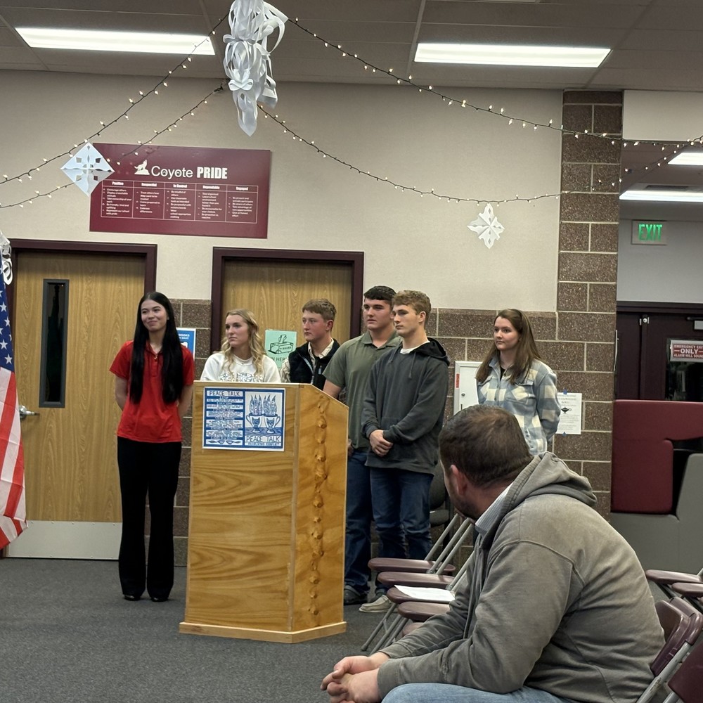 Senior Presentations at School Board