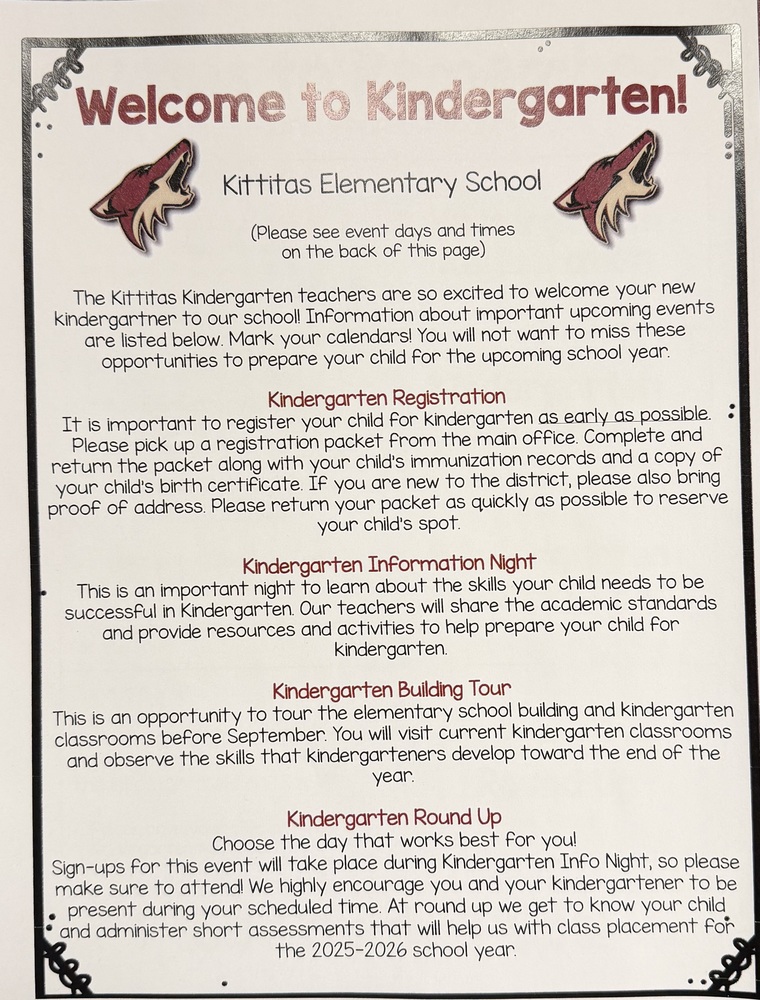 Welcome to Kindergarten