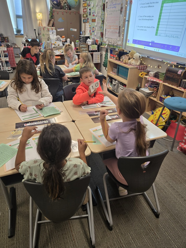 students working together