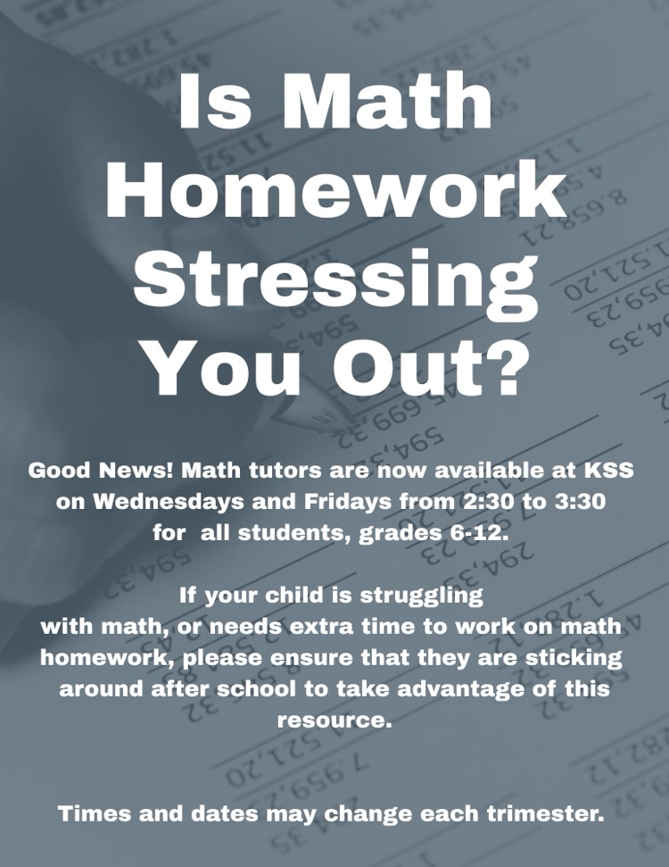 math support flyer