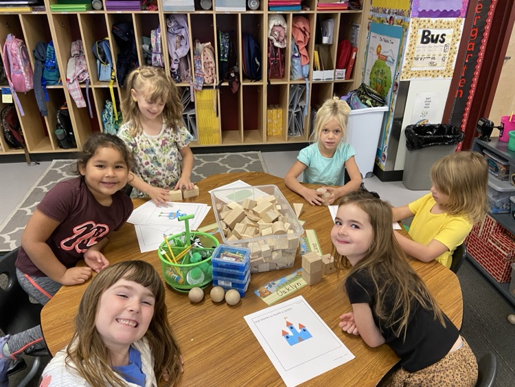 students in math centers