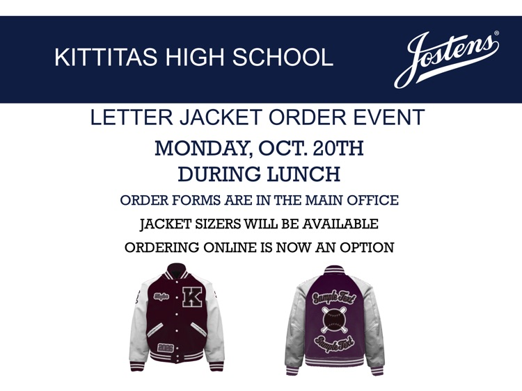 letter jacket order event