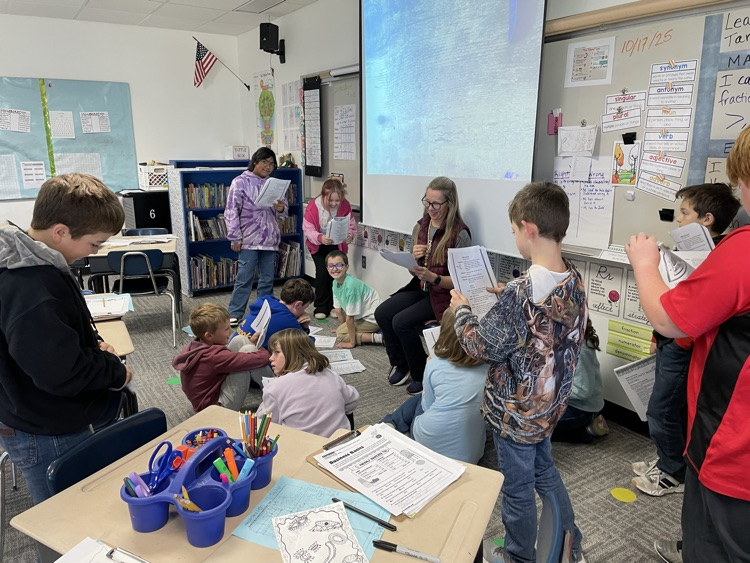 students solving a mystery!