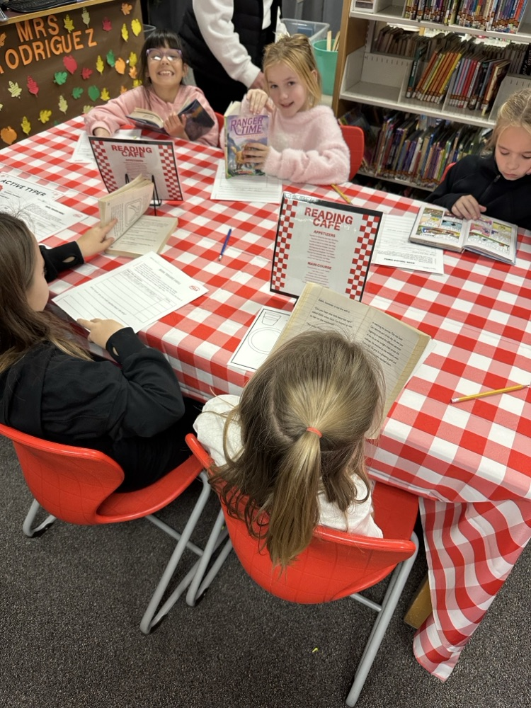 book tasting with FCCLA students 
