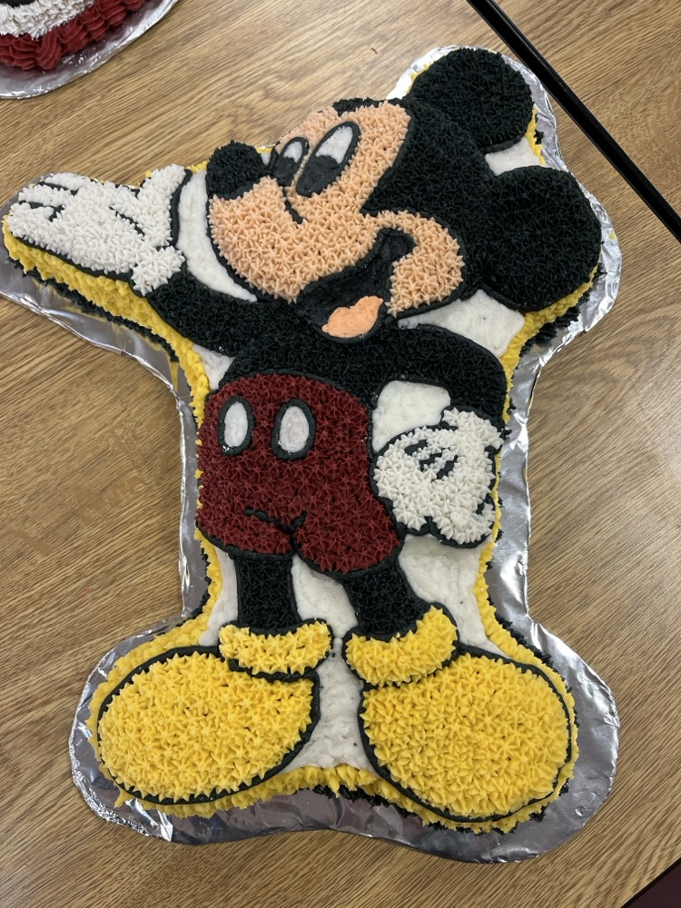 finished cake - Mickey Mouse 