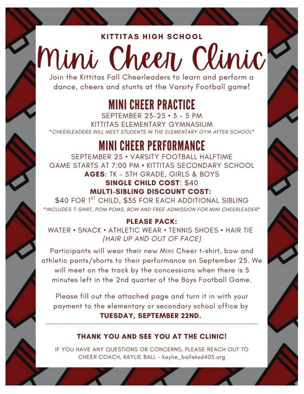 Mini Cheer Clinic