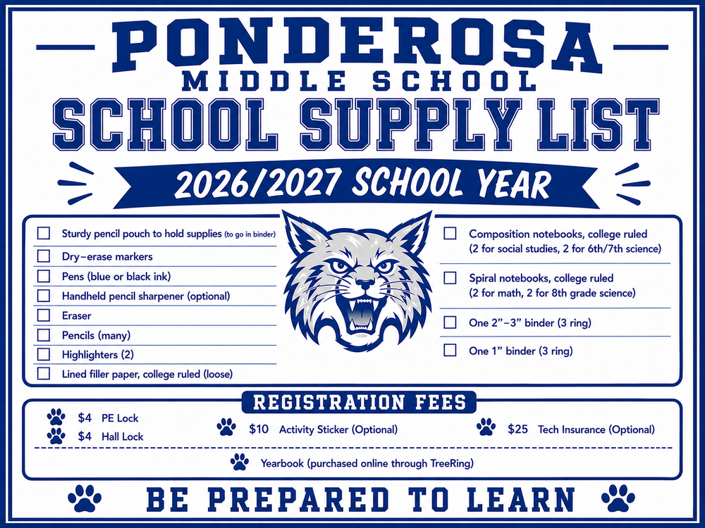 26/27 School Supply List