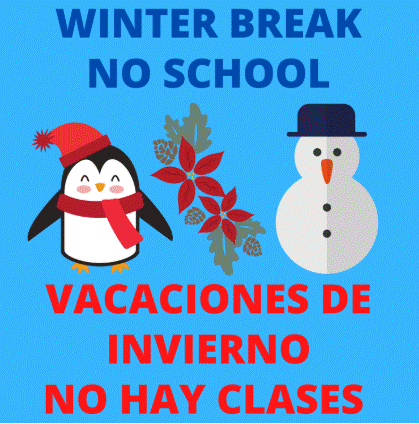 Winter Break No School