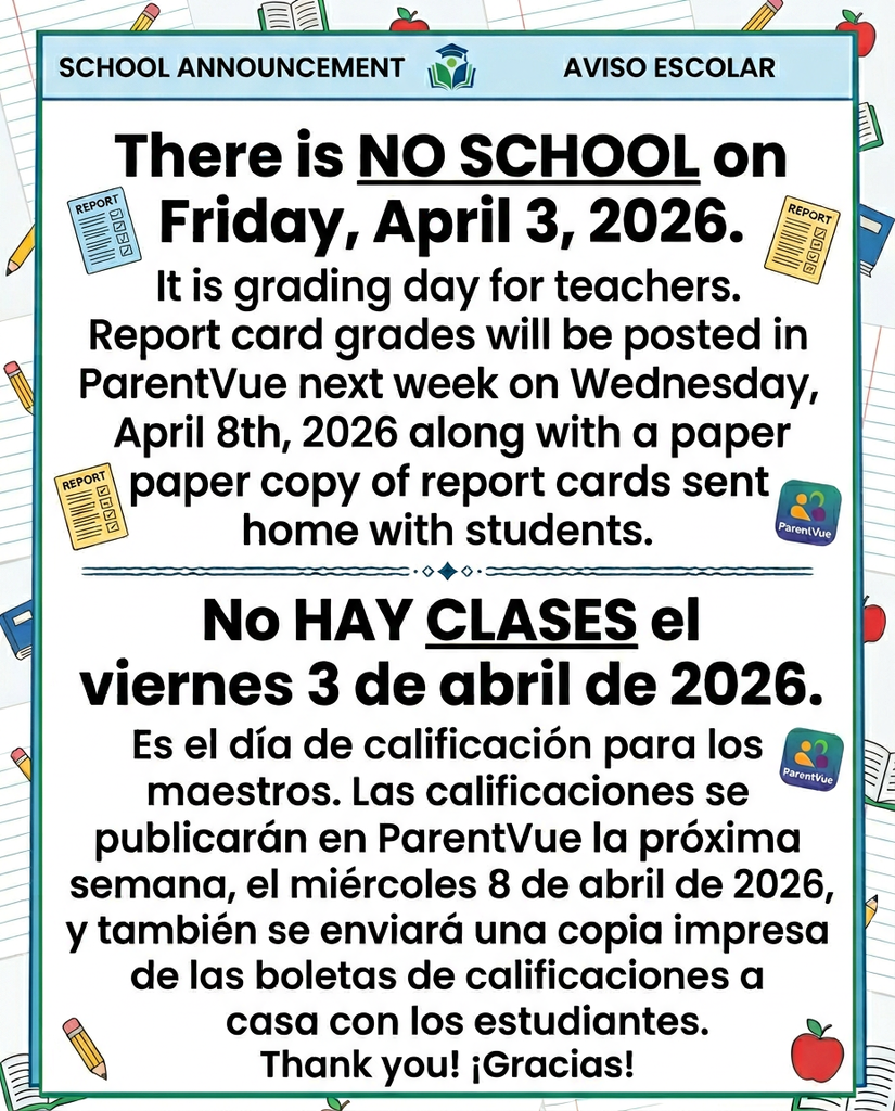 No School/No Hay Clases