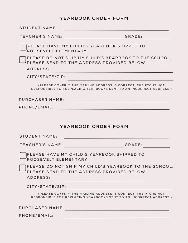 order form