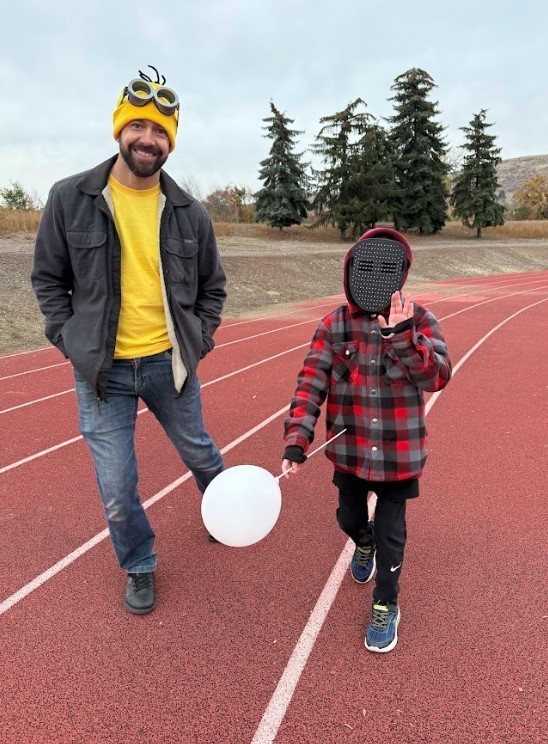 Mr. Cervantes and student