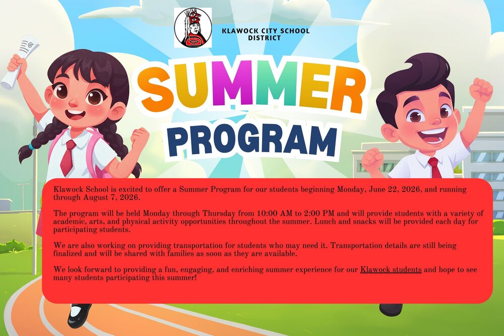 KCSD Summer Program Announcement