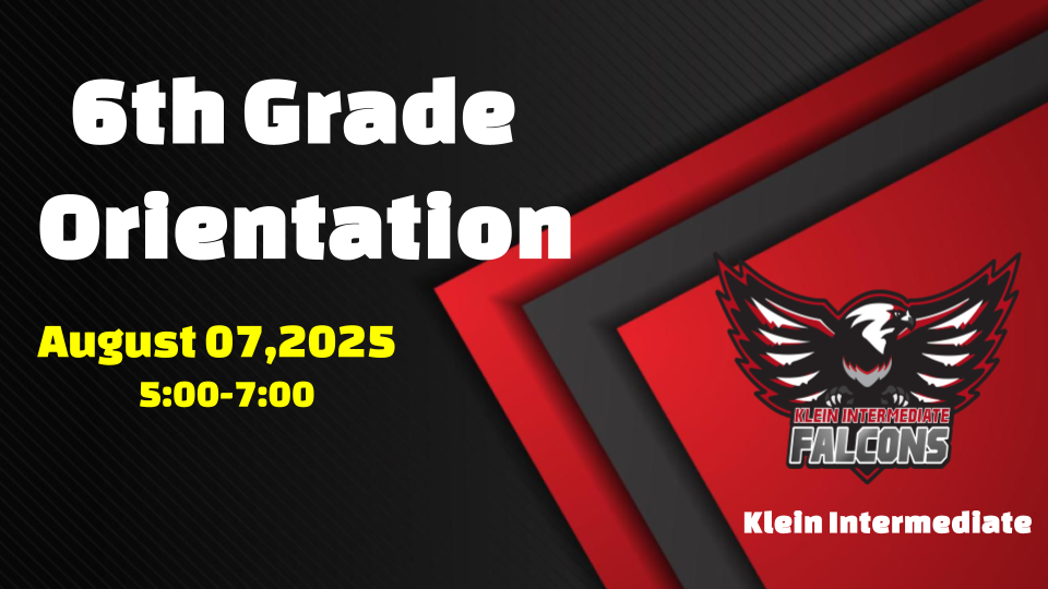 6th Grade Orientation Graphic