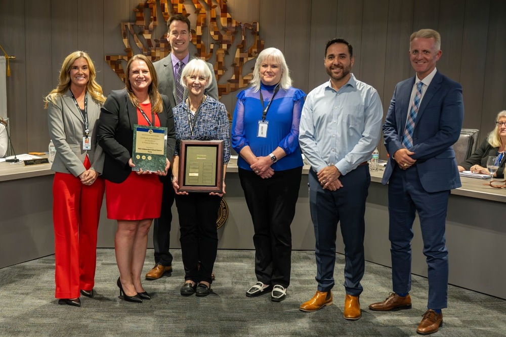 Klein ISD board and finance team