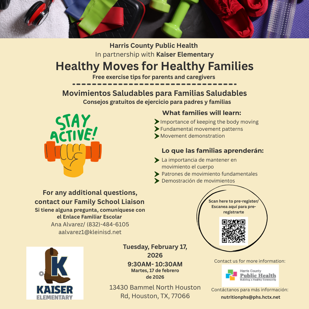 Healthy Moves for Healthy Families/Movimientos Saludables para Familias Saludables