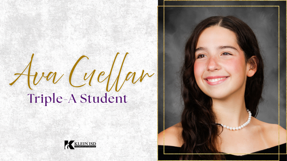 Ava Cuellar graphic with her photo
