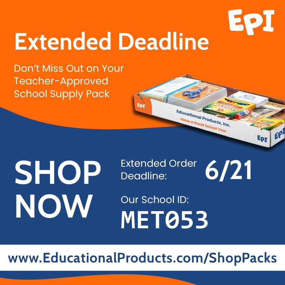 Late School Supply Pack Orders Now Through June 21