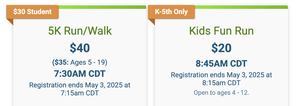 5k fun run info
