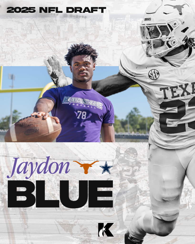 Jaydon Blue from Klein Cain High School for the NFL Draft