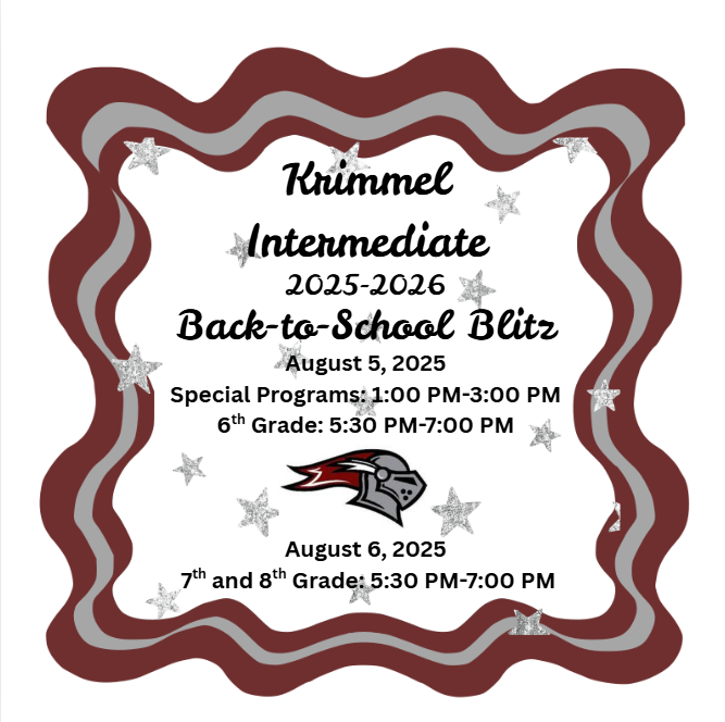 Back to School Blitz Flyer