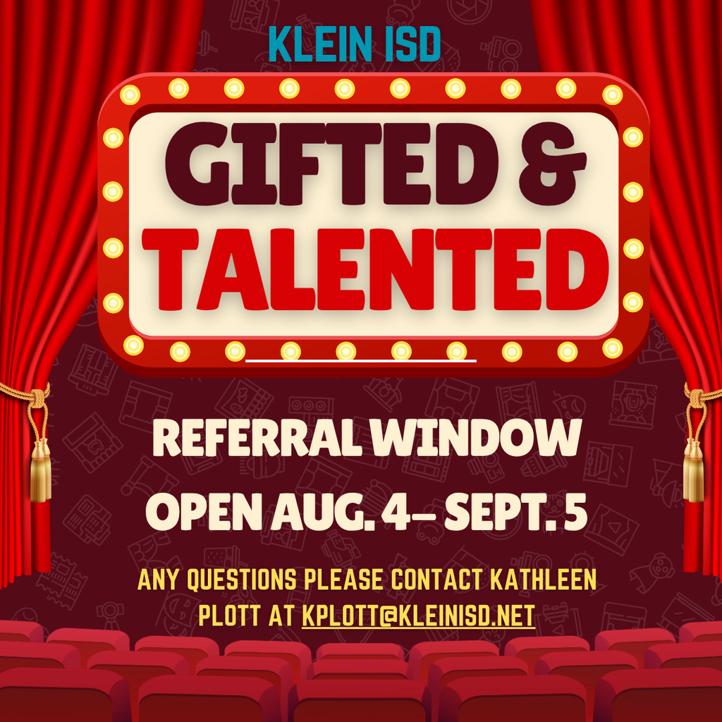 Gifted & Talented Referral Window