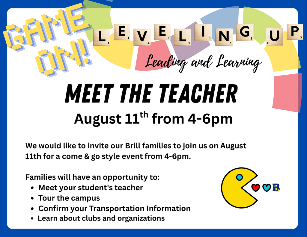 Meet the Teacher Invite for August 11th
