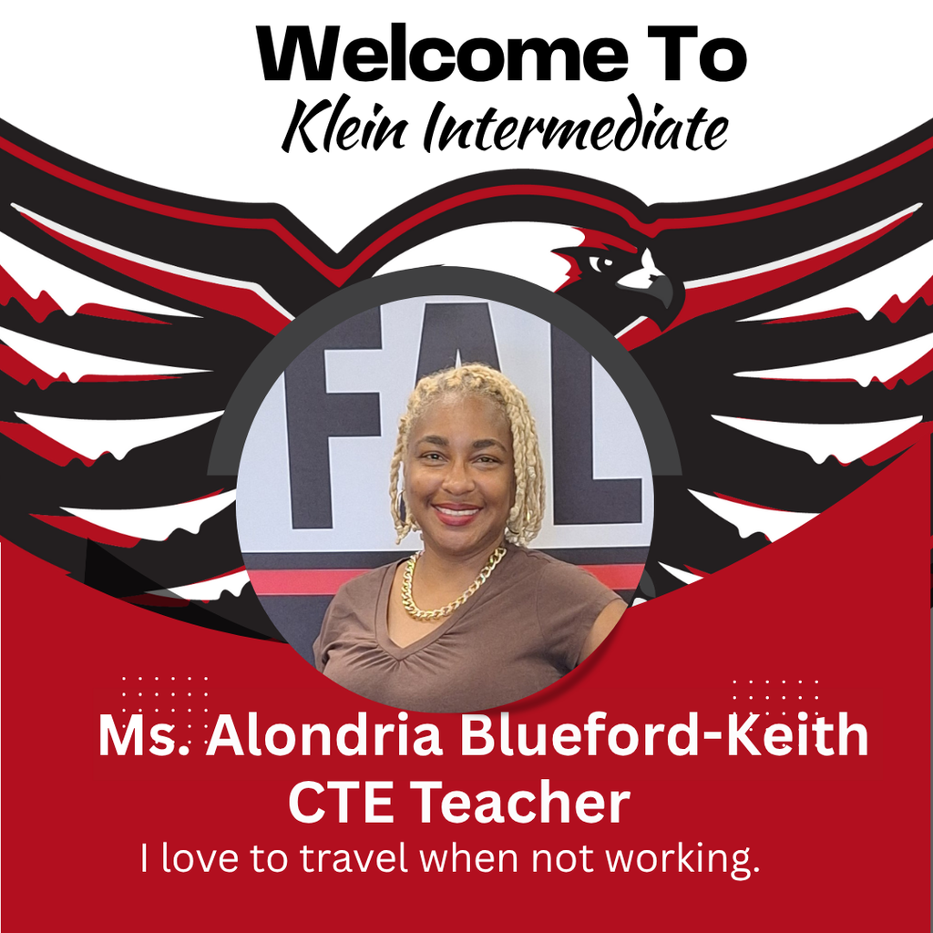 Welcome new Falcons to Klein Intermediate