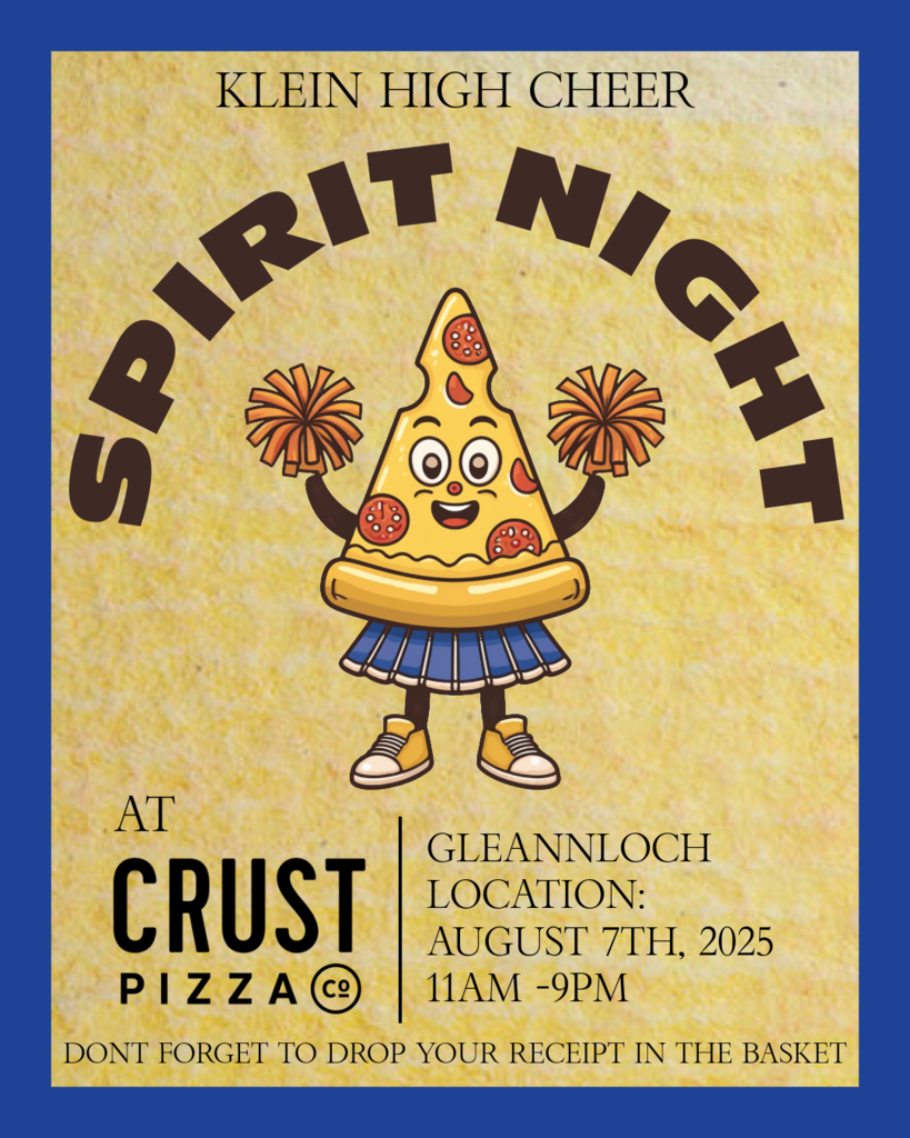 Spirit Night at Crust Pizza