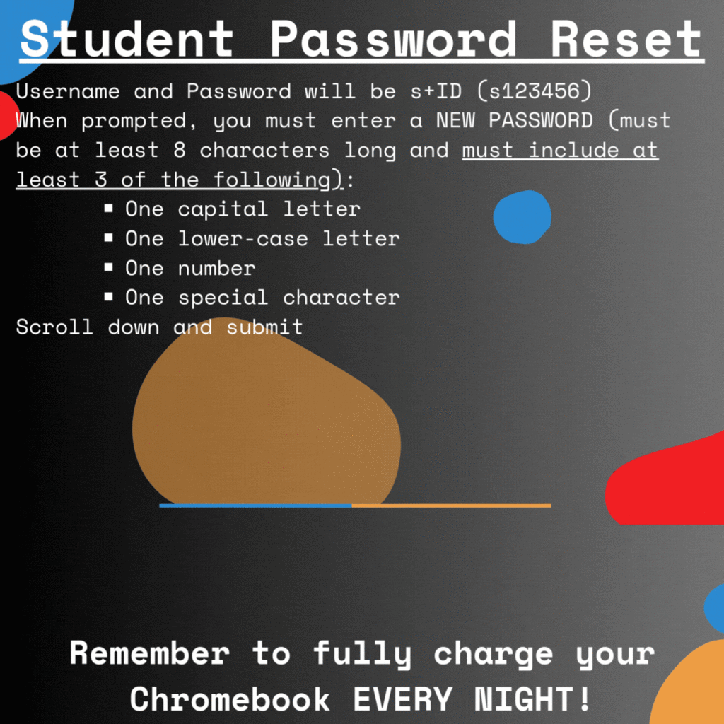Student Password Reset